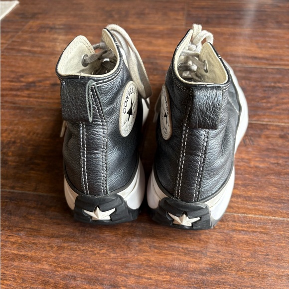 Run Star Hike Platform Dark Silver Metallic Converse - Picture 5 of 8